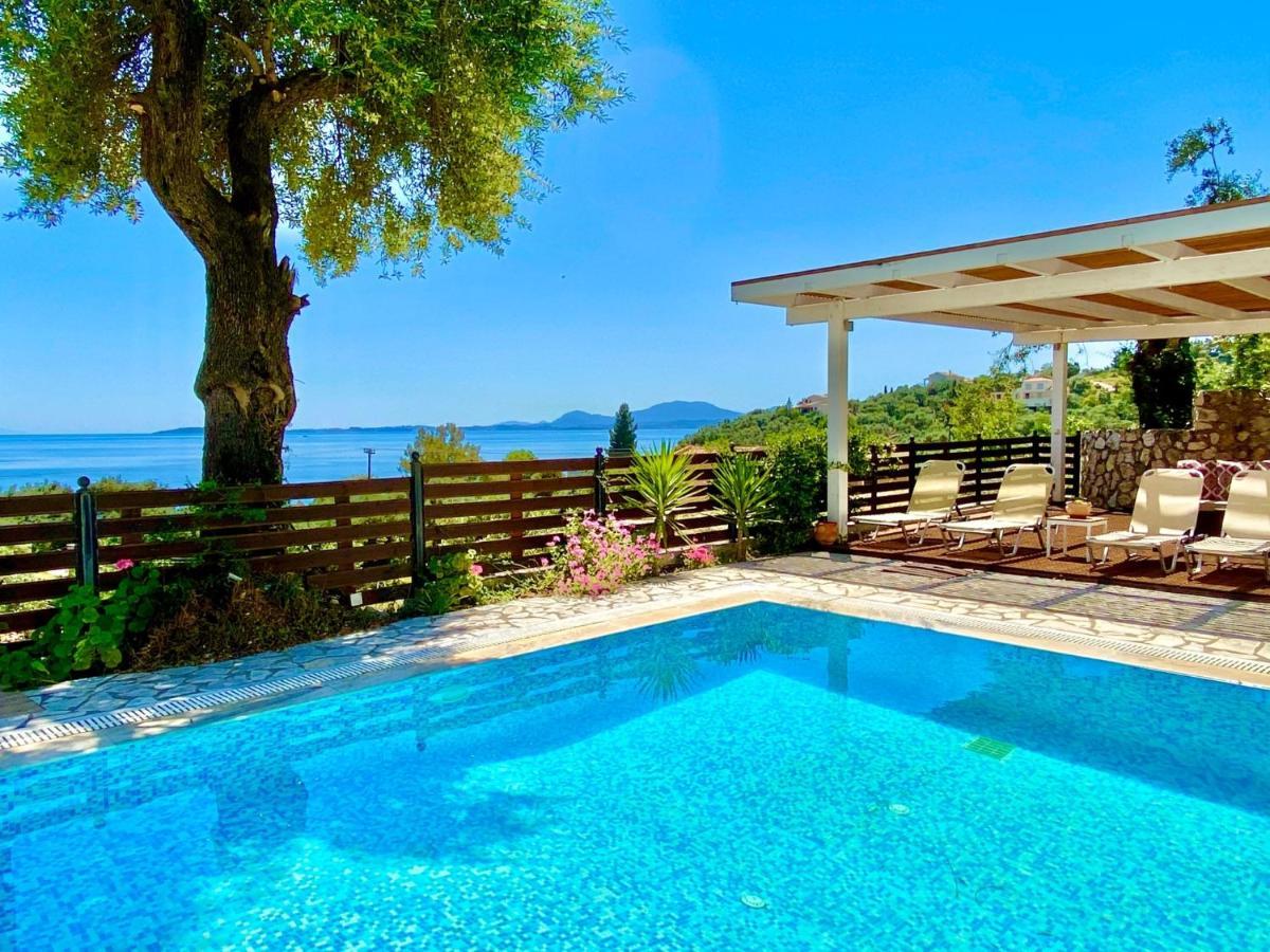 Villa Barbati Dream With Private Pool By Dadovillas Pyrgi  ภายนอก รูปภาพ