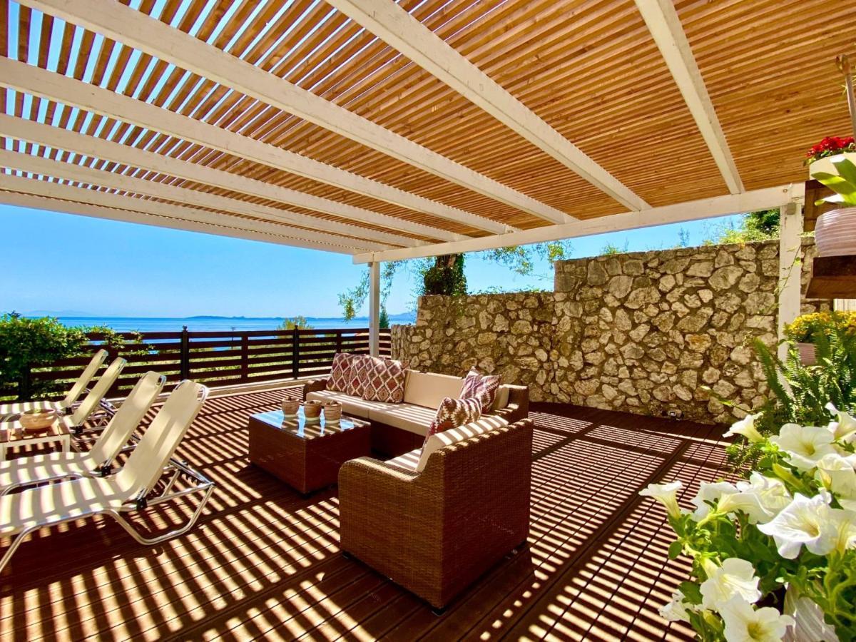 Villa Barbati Dream With Private Pool By Dadovillas Pyrgi  ภายนอก รูปภาพ