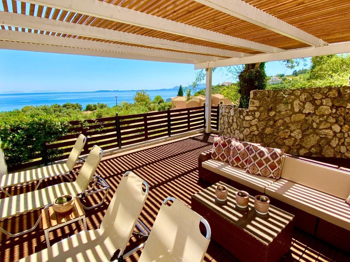 Villa Barbati Dream With Private Pool By Dadovillas Pyrgi  ภายนอก รูปภาพ