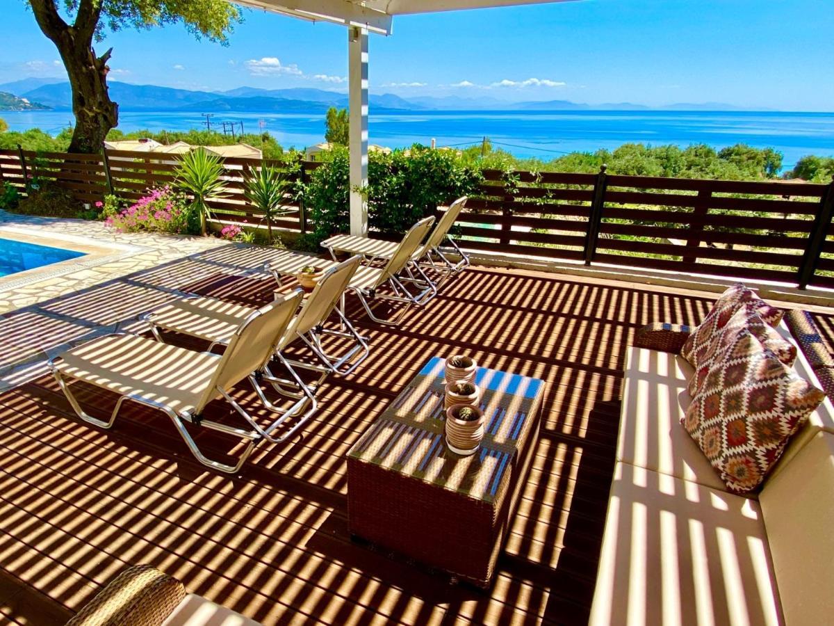 Villa Barbati Dream With Private Pool By Dadovillas Pyrgi  ภายนอก รูปภาพ