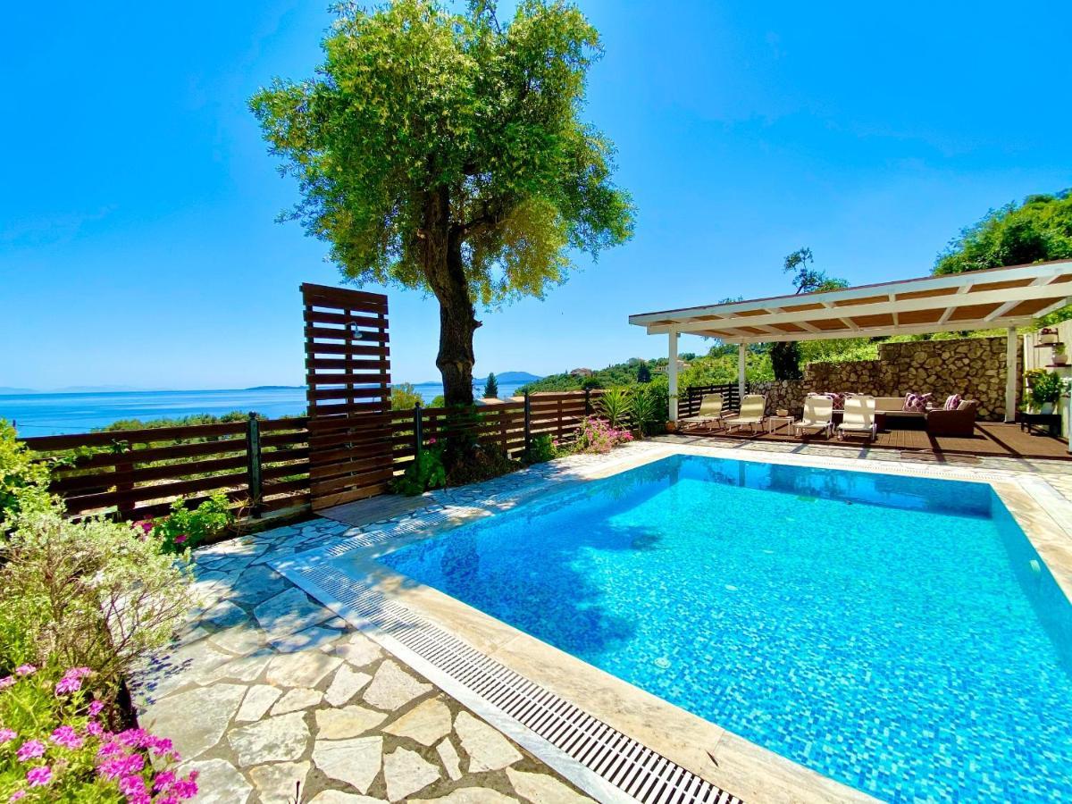 Villa Barbati Dream With Private Pool By Dadovillas Pyrgi  ภายนอก รูปภาพ